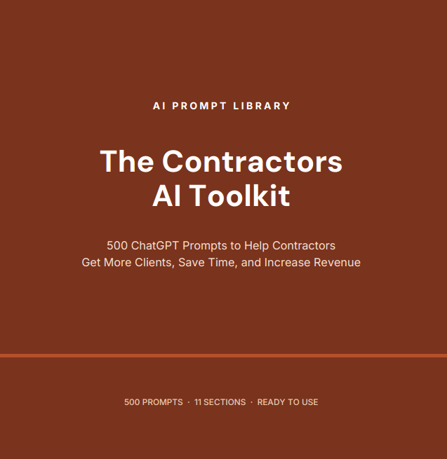AI Prompt Library: The Contractors AI Toolkit